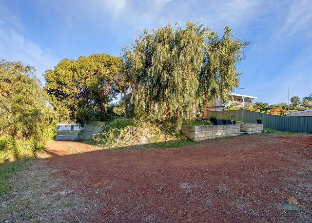 Rear garden and house from below